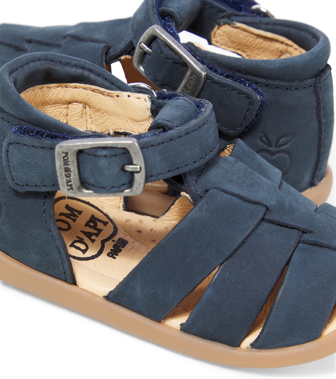 Sandalen Stand-Up Papy aus Leder | Pom d'Api