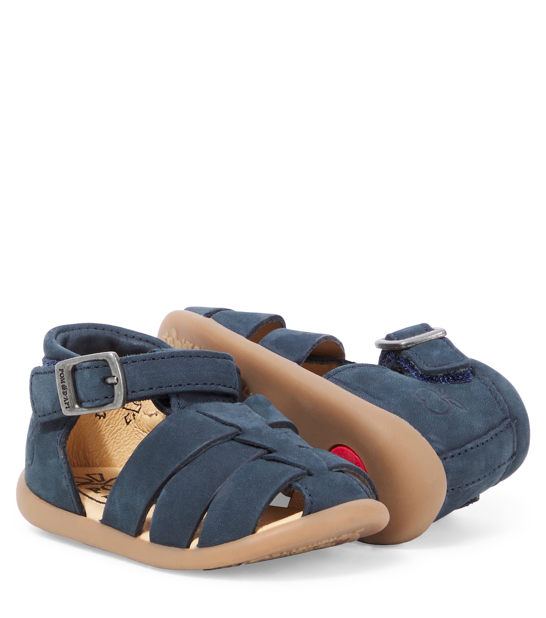 Sandalen Stand-Up Papy aus Leder | Pom d'Api