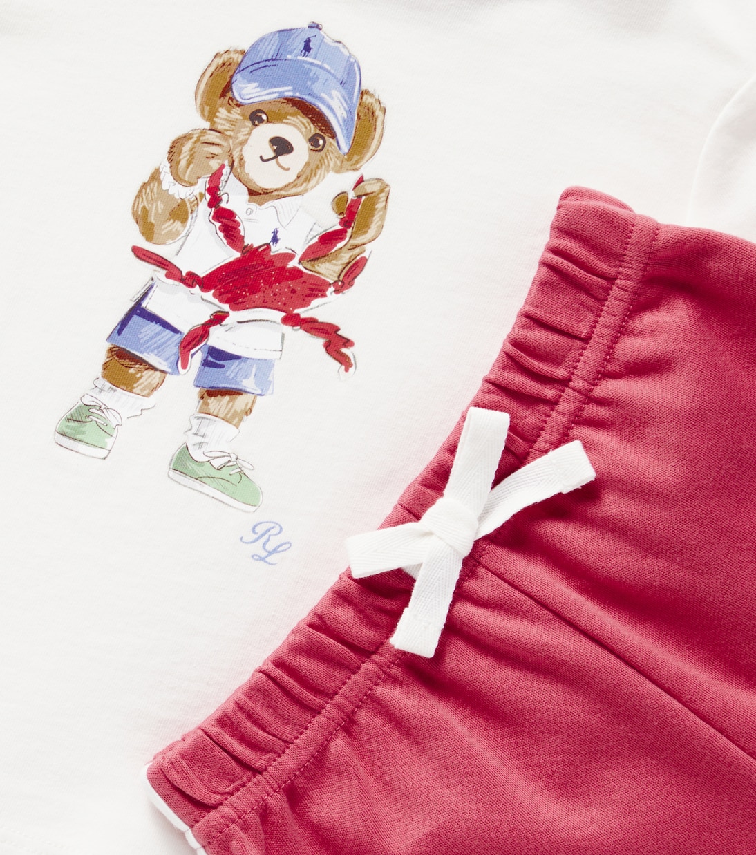 Baby cotton jersey T-shirt and shorts set | Polo Ralph Lauren Kids
