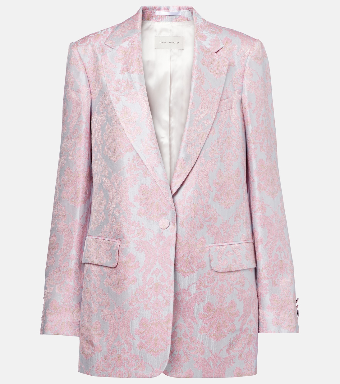 Blazer en jacquard à fleurs | Dries Van Noten