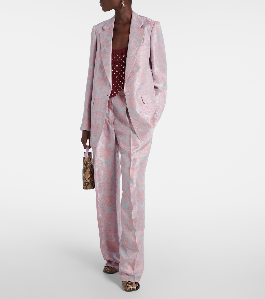 Blazer en jacquard à fleurs | Dries Van Noten