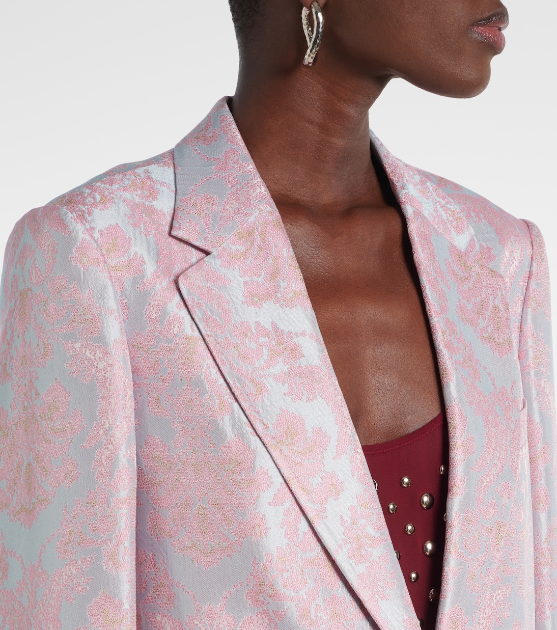 Blazer en jacquard à fleurs | Dries Van Noten