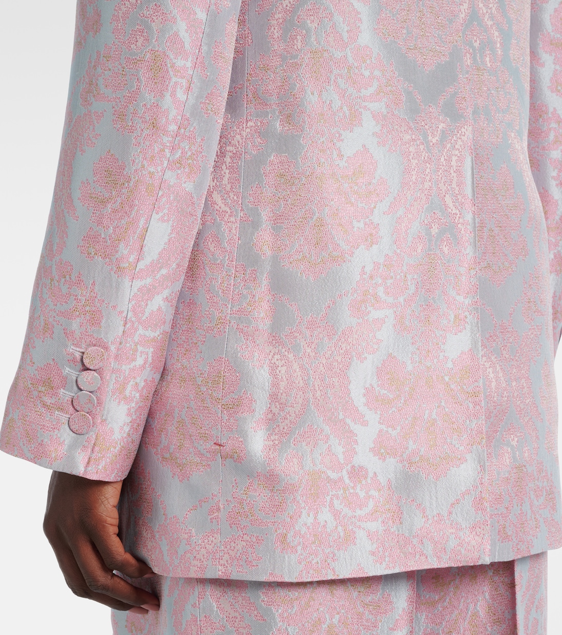 Blazer en jacquard à fleurs | Dries Van Noten