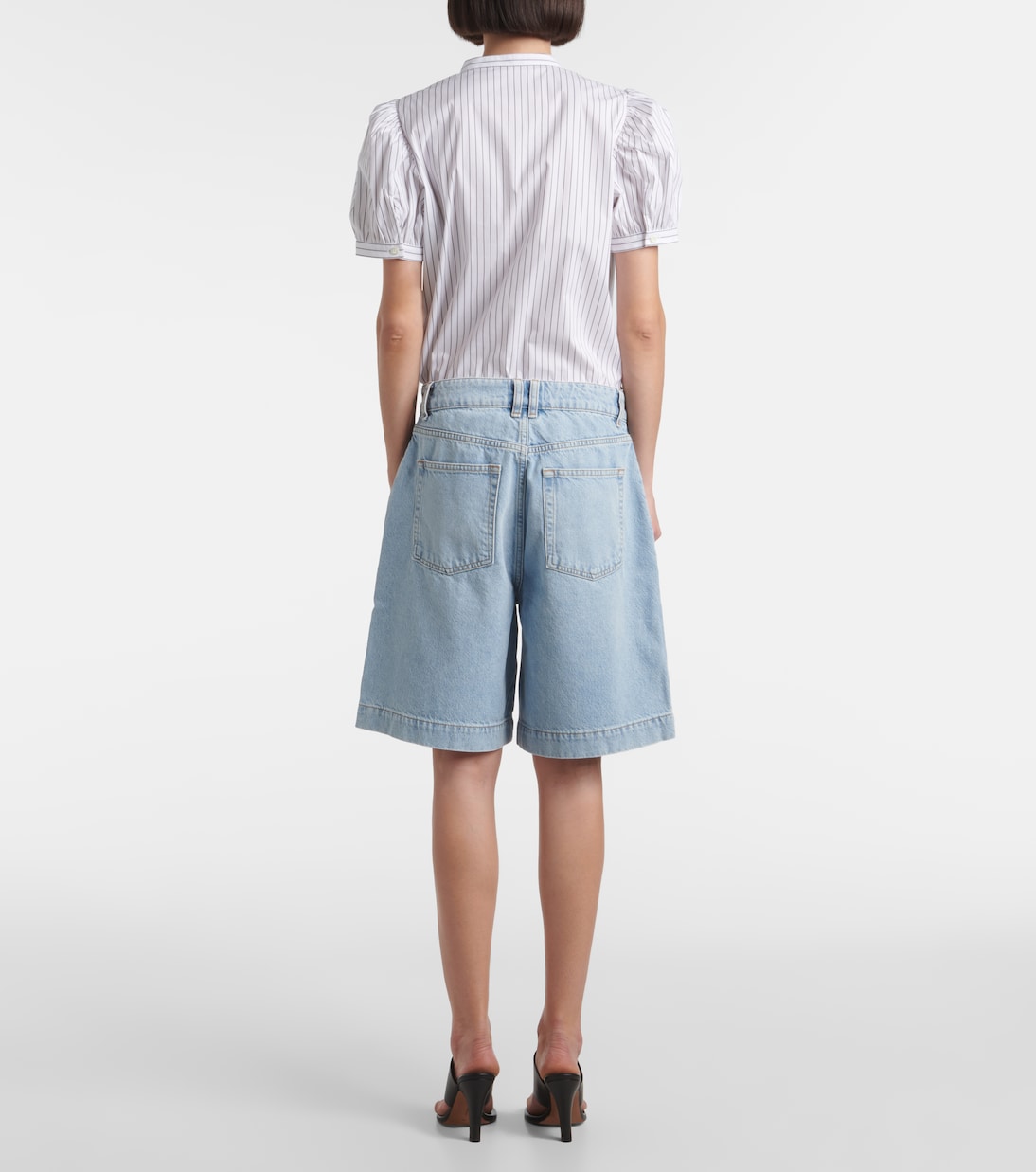 Bermuda The Trouser Short en jean | Frame