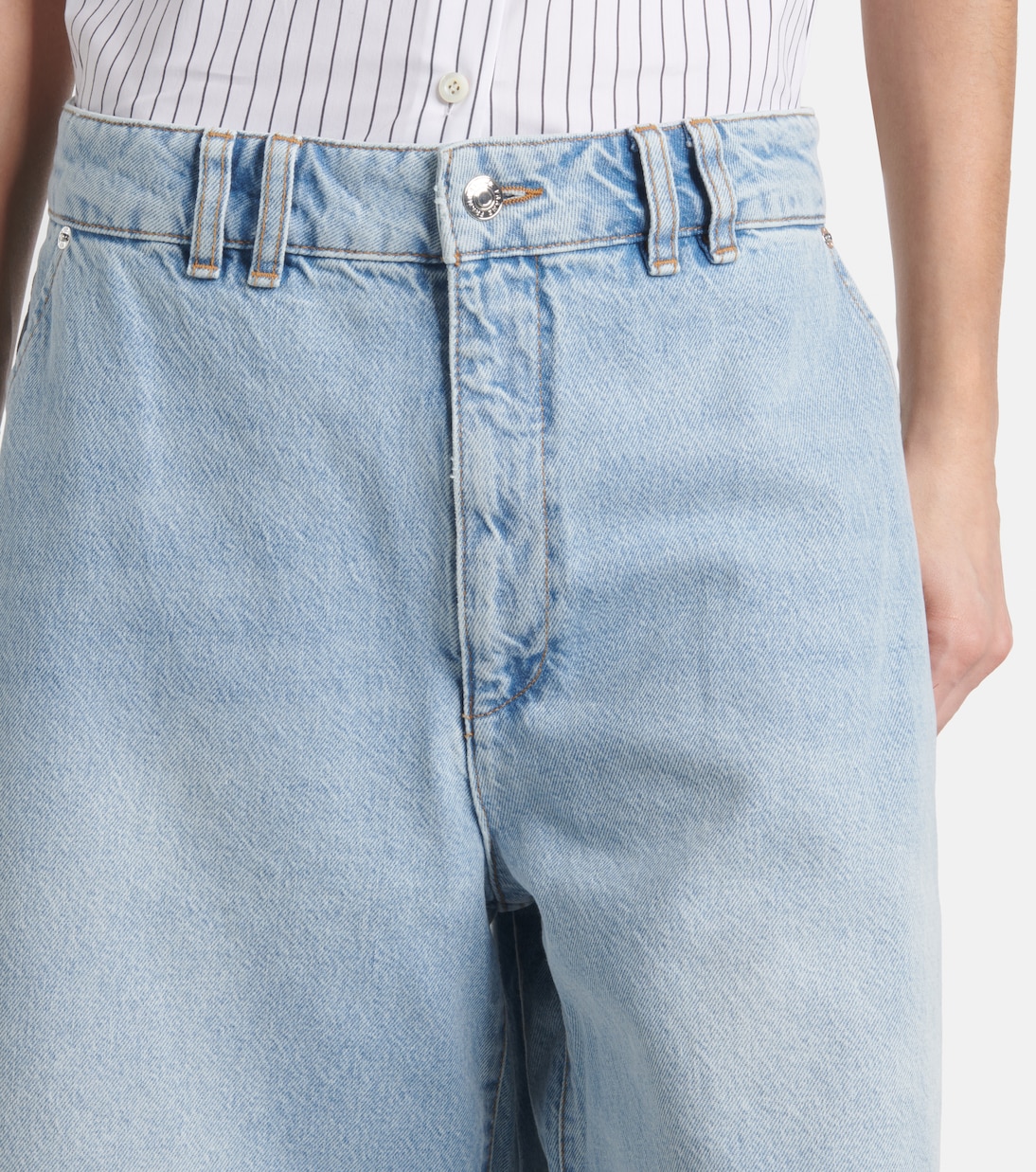 Bermuda The Trouser Short en jean | Frame