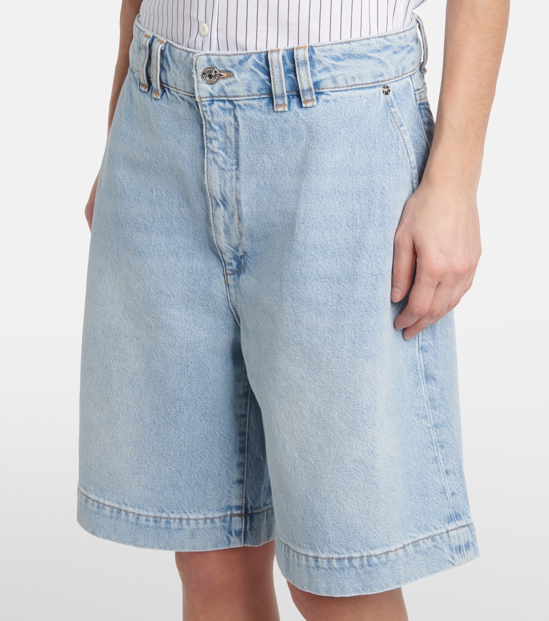 Bermuda The Trouser Short en jean | Frame