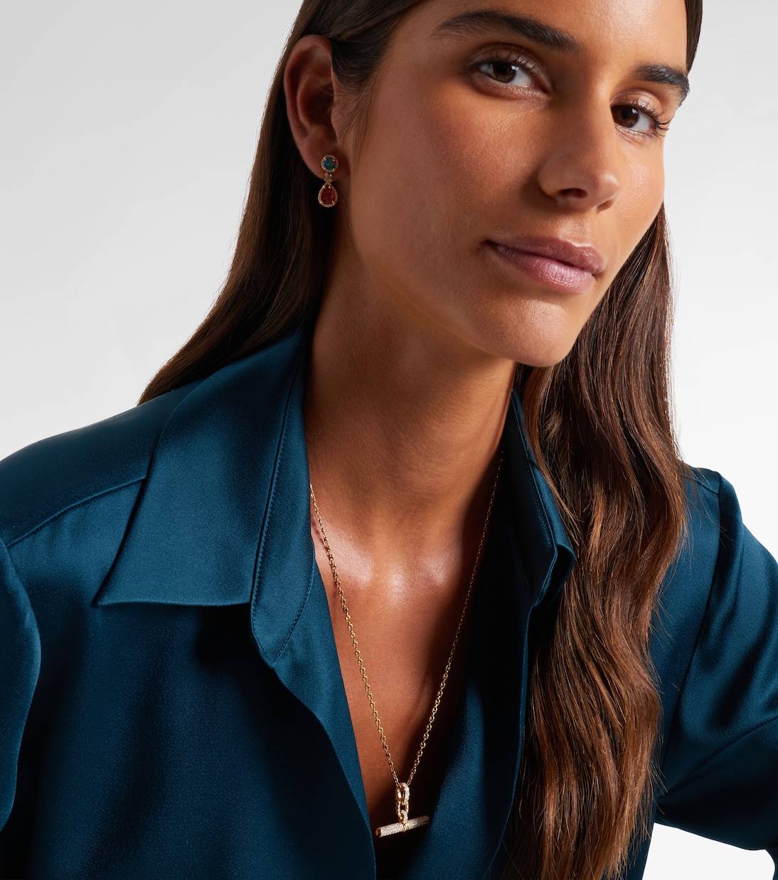 DY Madison® 18kt gold pendant with diamonds | David Yurman