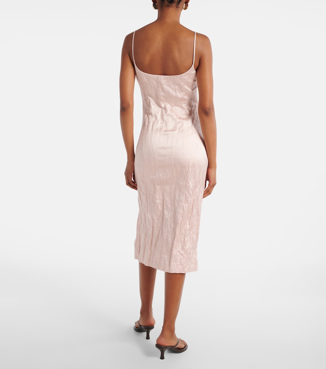 Abito midi con applicazione floreale | Blumarine