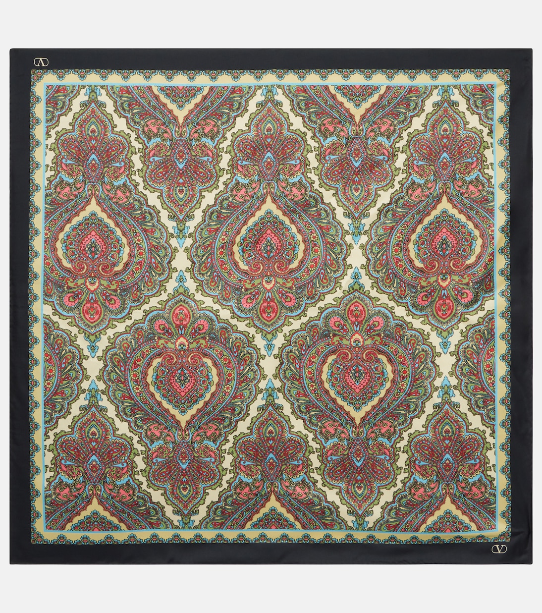 Sciarpa in Seta Twill con Motivo Paisley Valentino per Giovani Stilisti