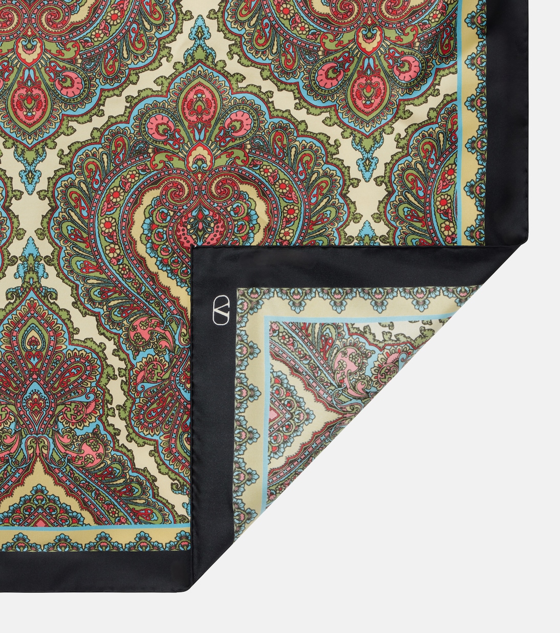 Sciarpa in Seta Twill con Motivo Paisley Valentino per Giovani Stilisti
