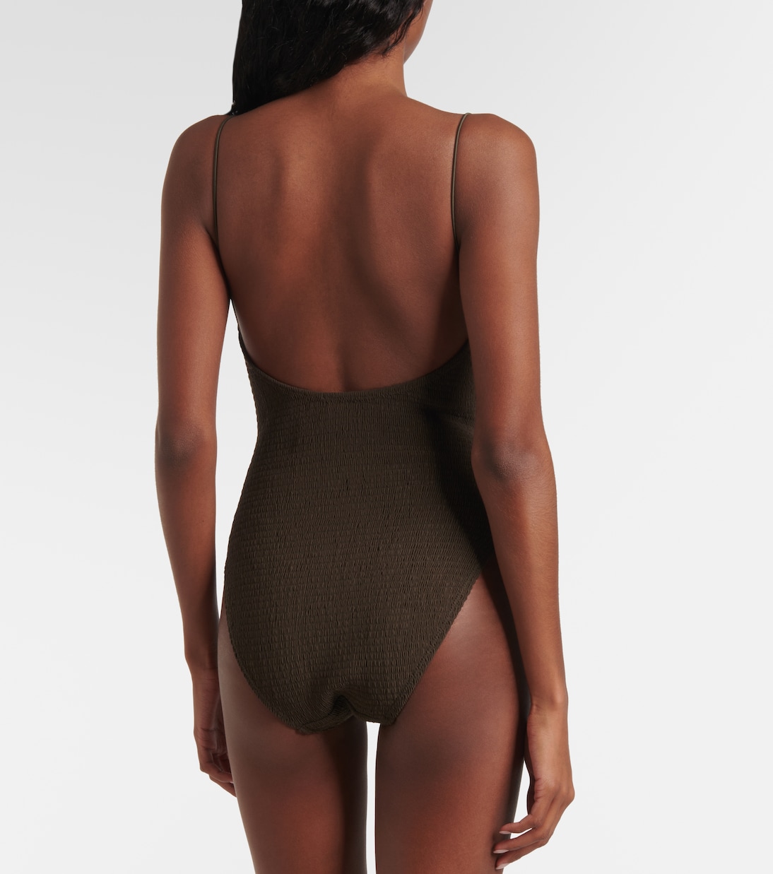 Shirred jersey swimsuit | Toteme