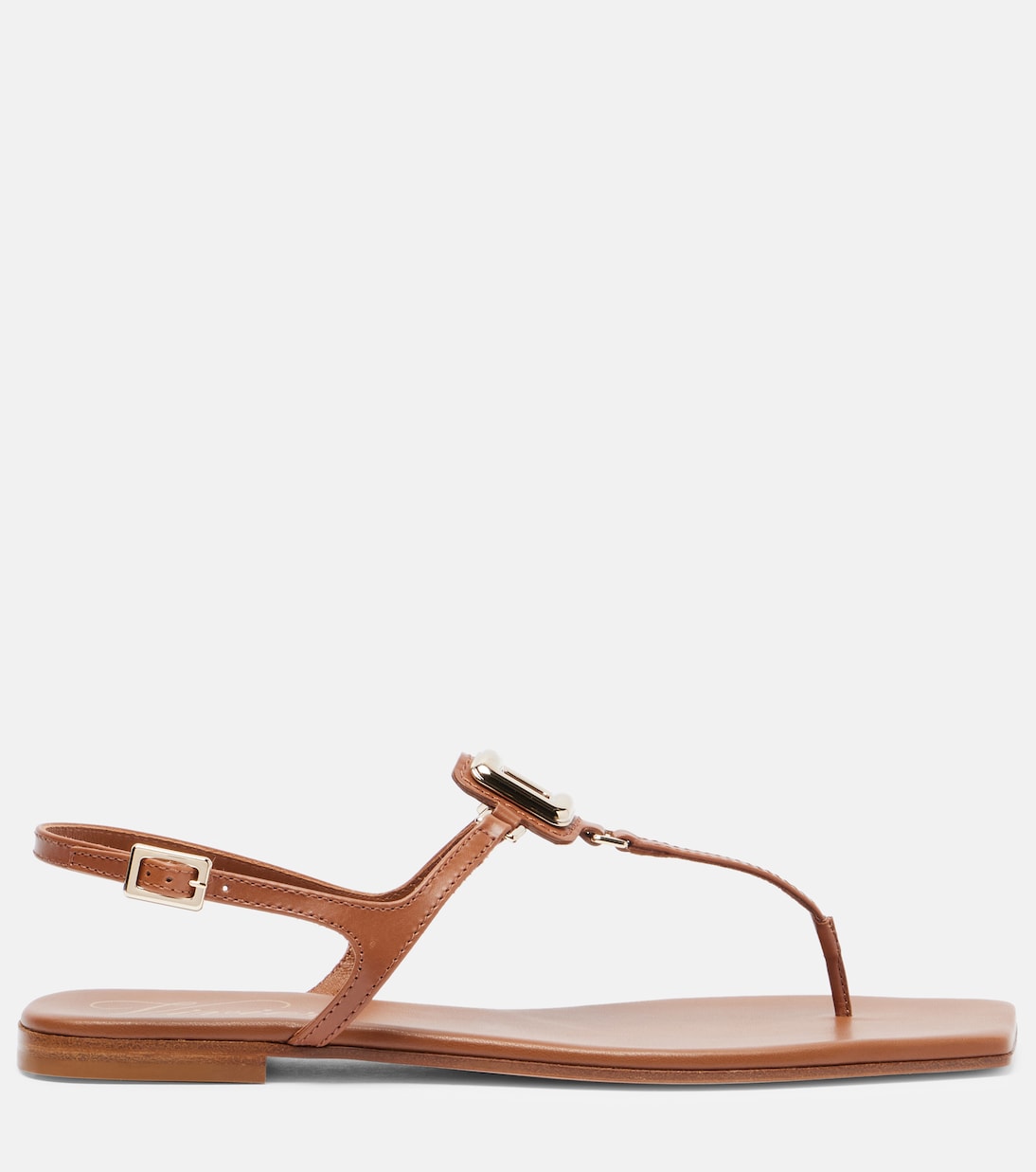 Tongs Viv' by the Sea en cuir | Roger Vivier
