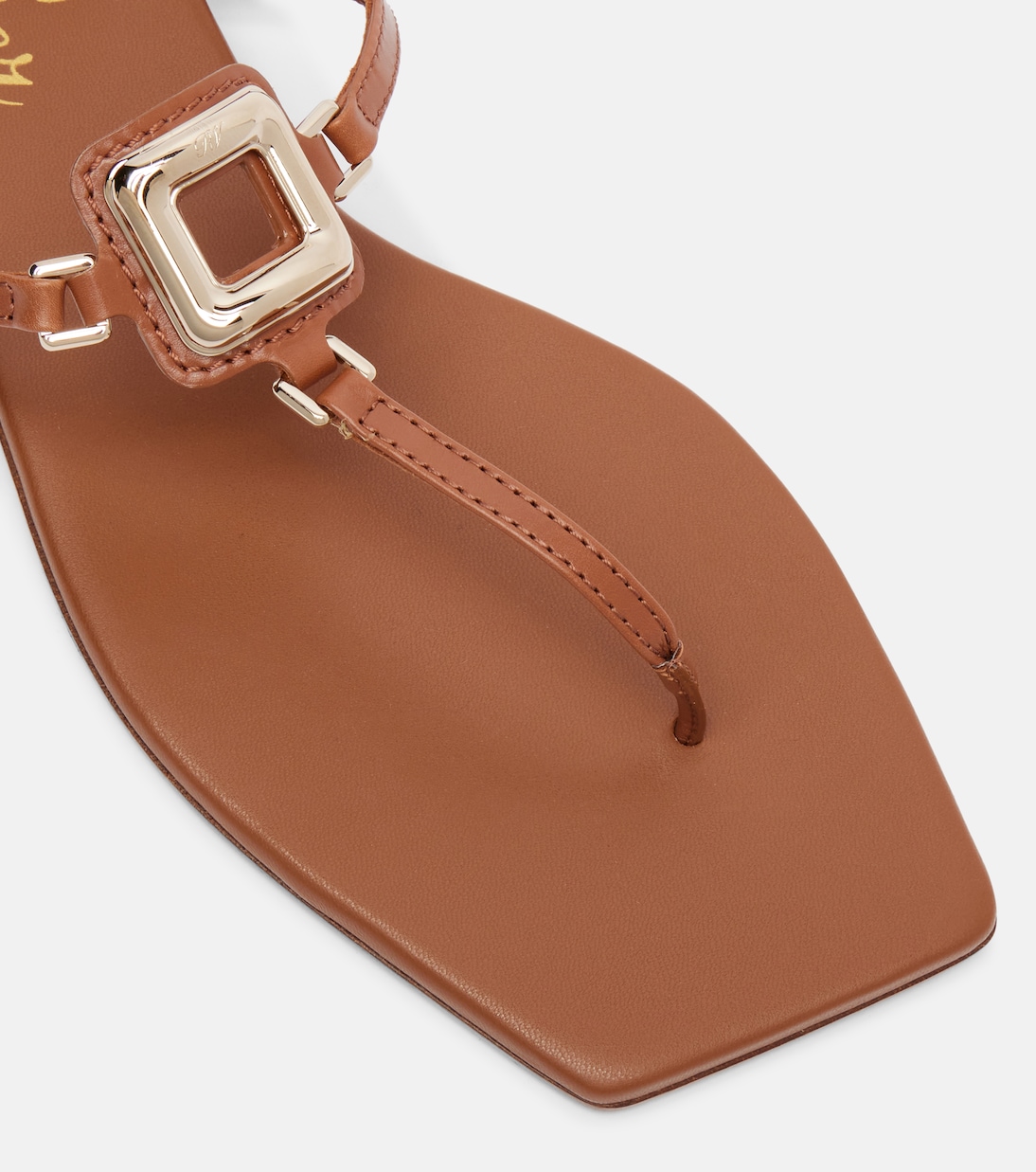 Tongs Viv' by the Sea en cuir | Roger Vivier