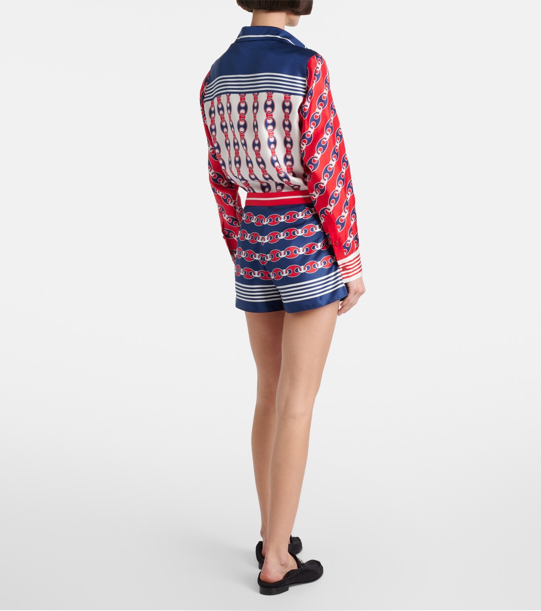 Printed silk shorts | Gucci