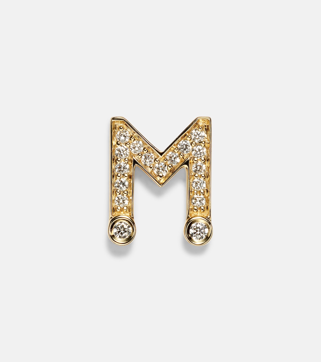 Boucle d’oreille unique Petite K en or 18 ct et diamants | Sophie Bille Brahe