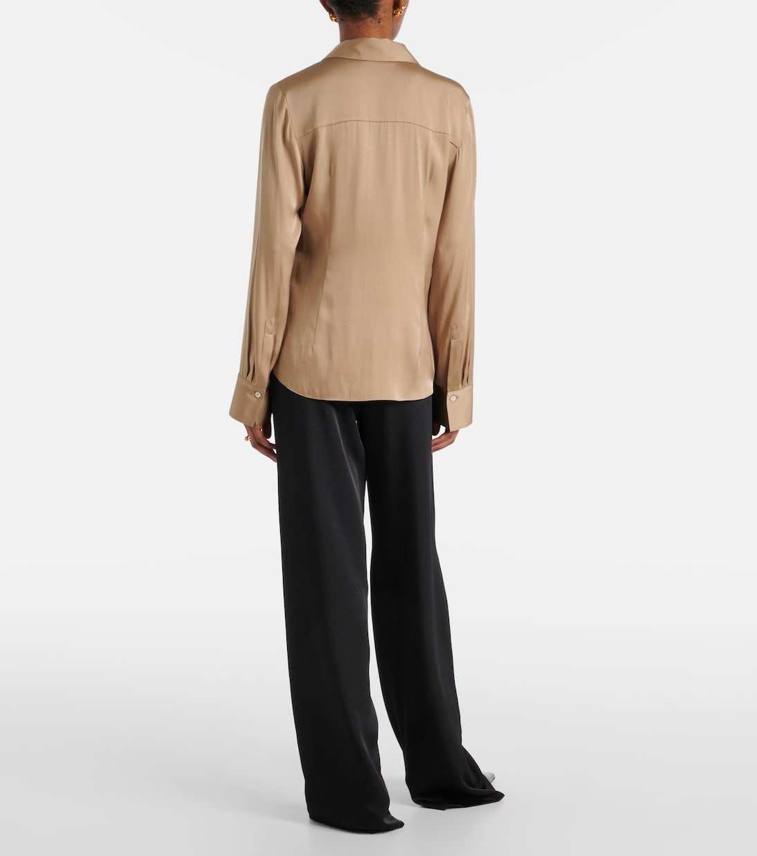 Camicia in raso di misto seta | Vince