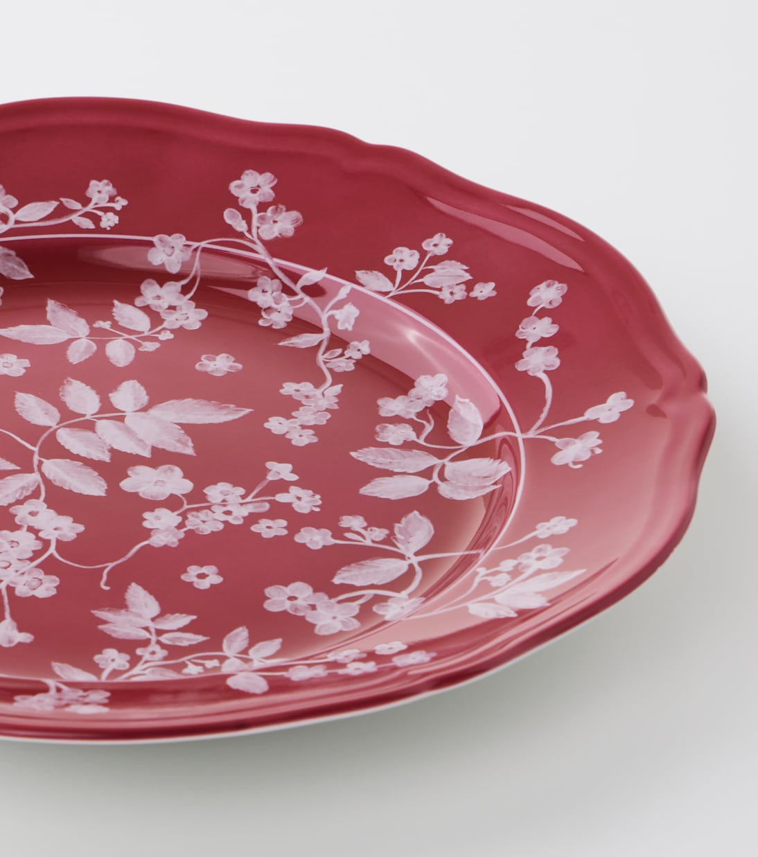Floral porcelain dinner plate by Ginori 1735 | Cabana