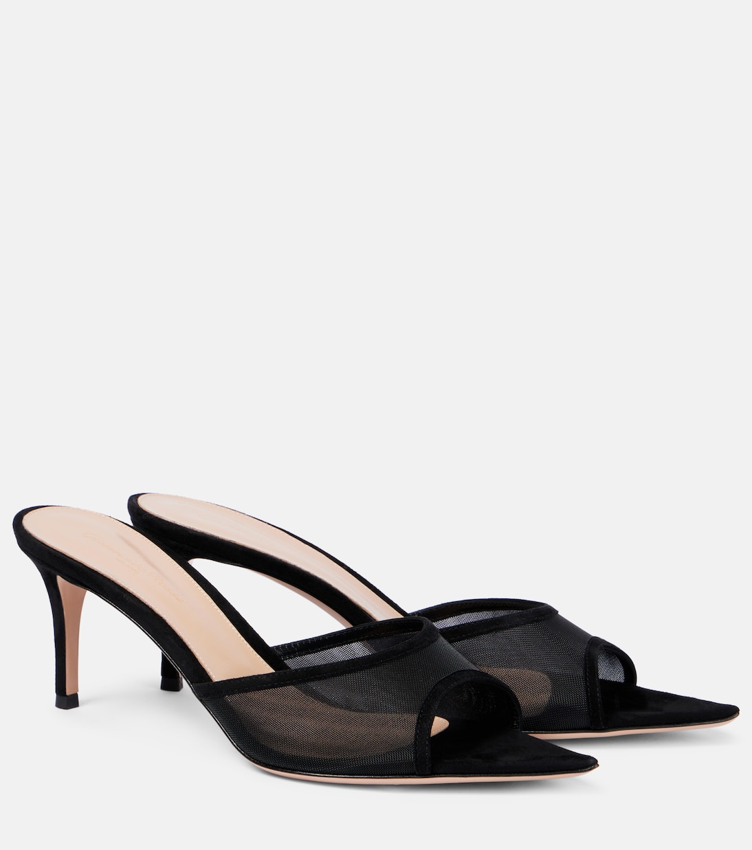 Mules 70 en organza | Gianvito Rossi