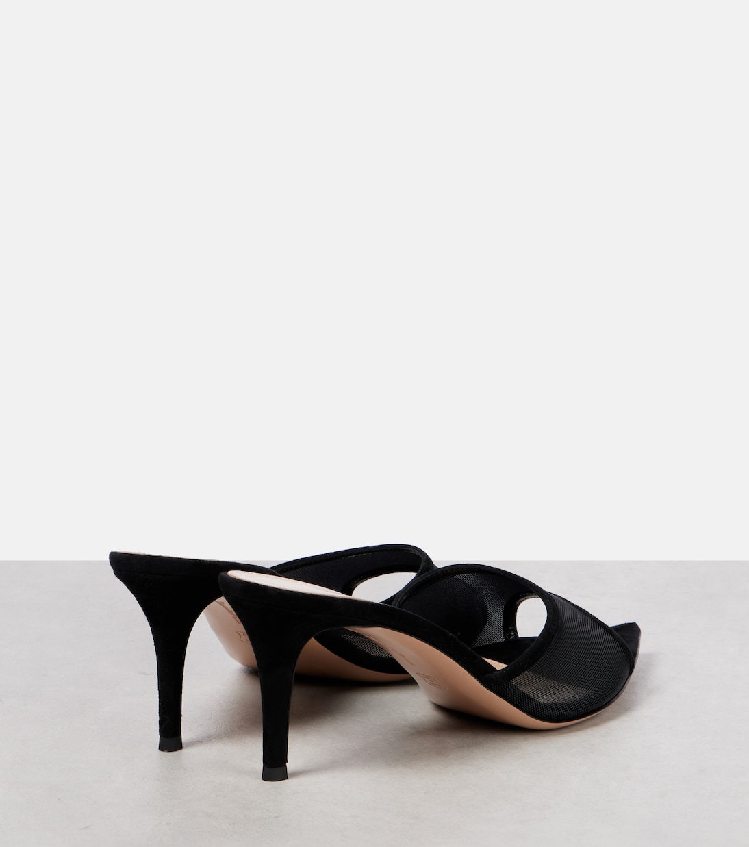 Mules 70 en organza | Gianvito Rossi