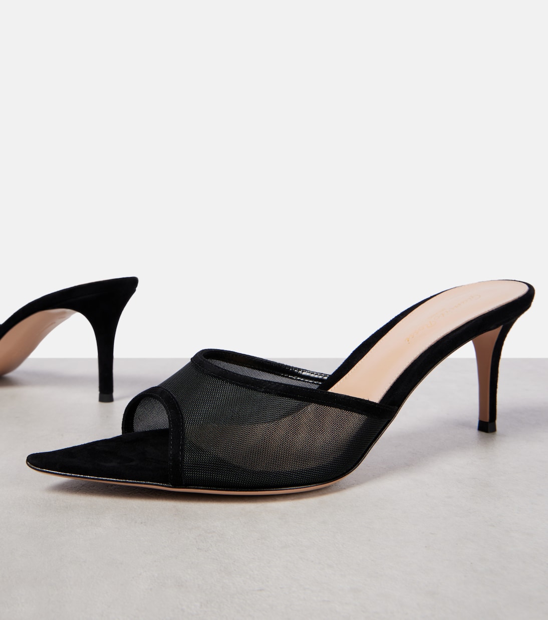 Mules 70 en organza | Gianvito Rossi
