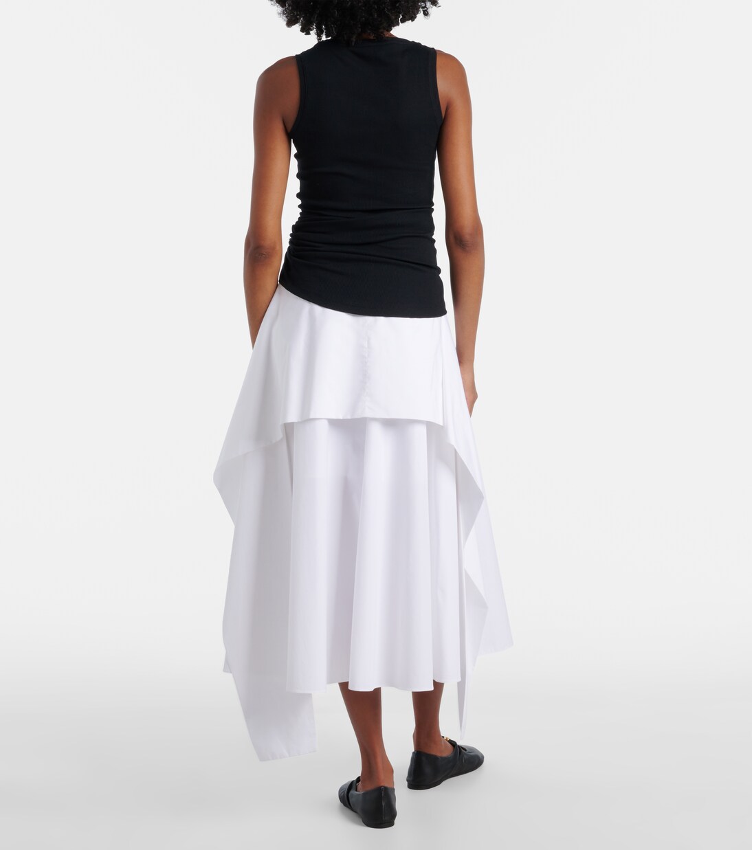 Top asymétrique en coton mélangé | Loewe