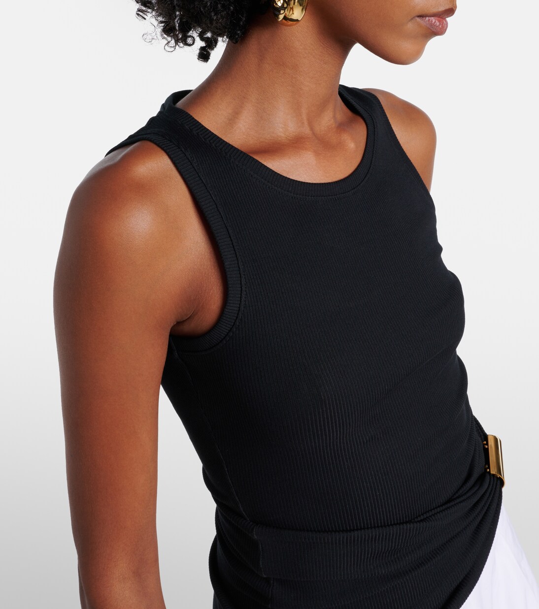 Top asymétrique en coton mélangé | Loewe
