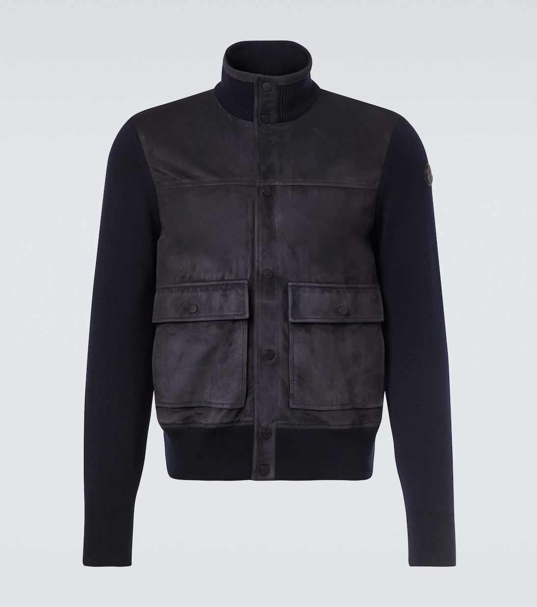 Chaqueta de ante con lana virgen | Moncler