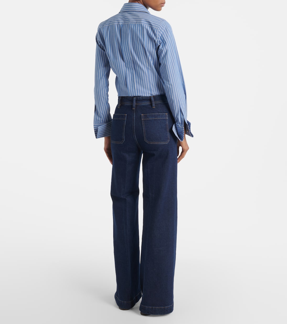 High-rise wide-leg jeans | Polo Ralph Lauren