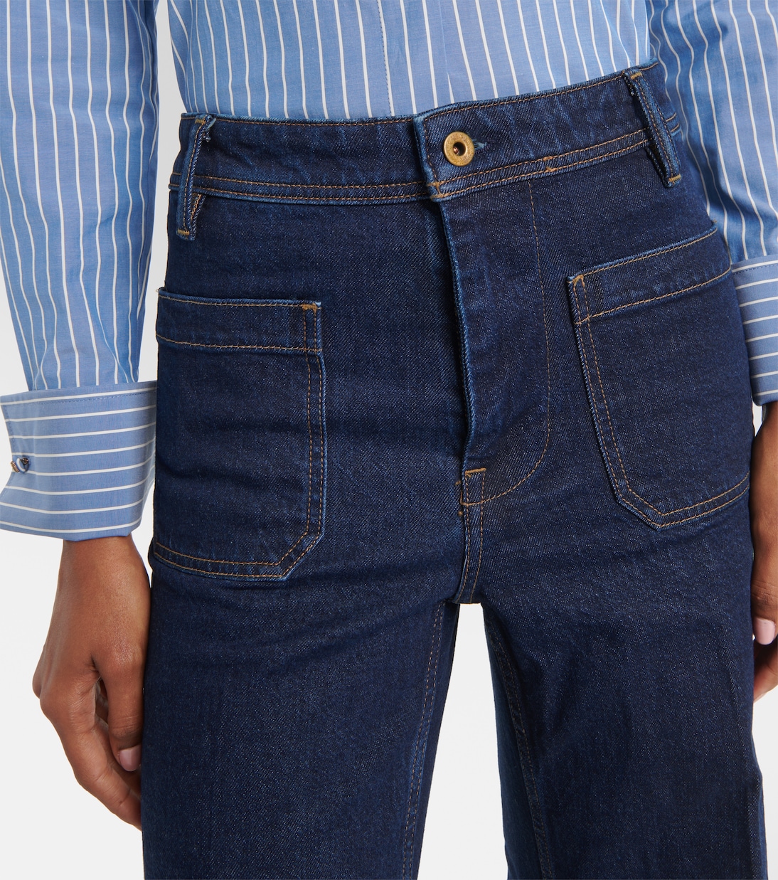 High-rise wide-leg jeans | Polo Ralph Lauren