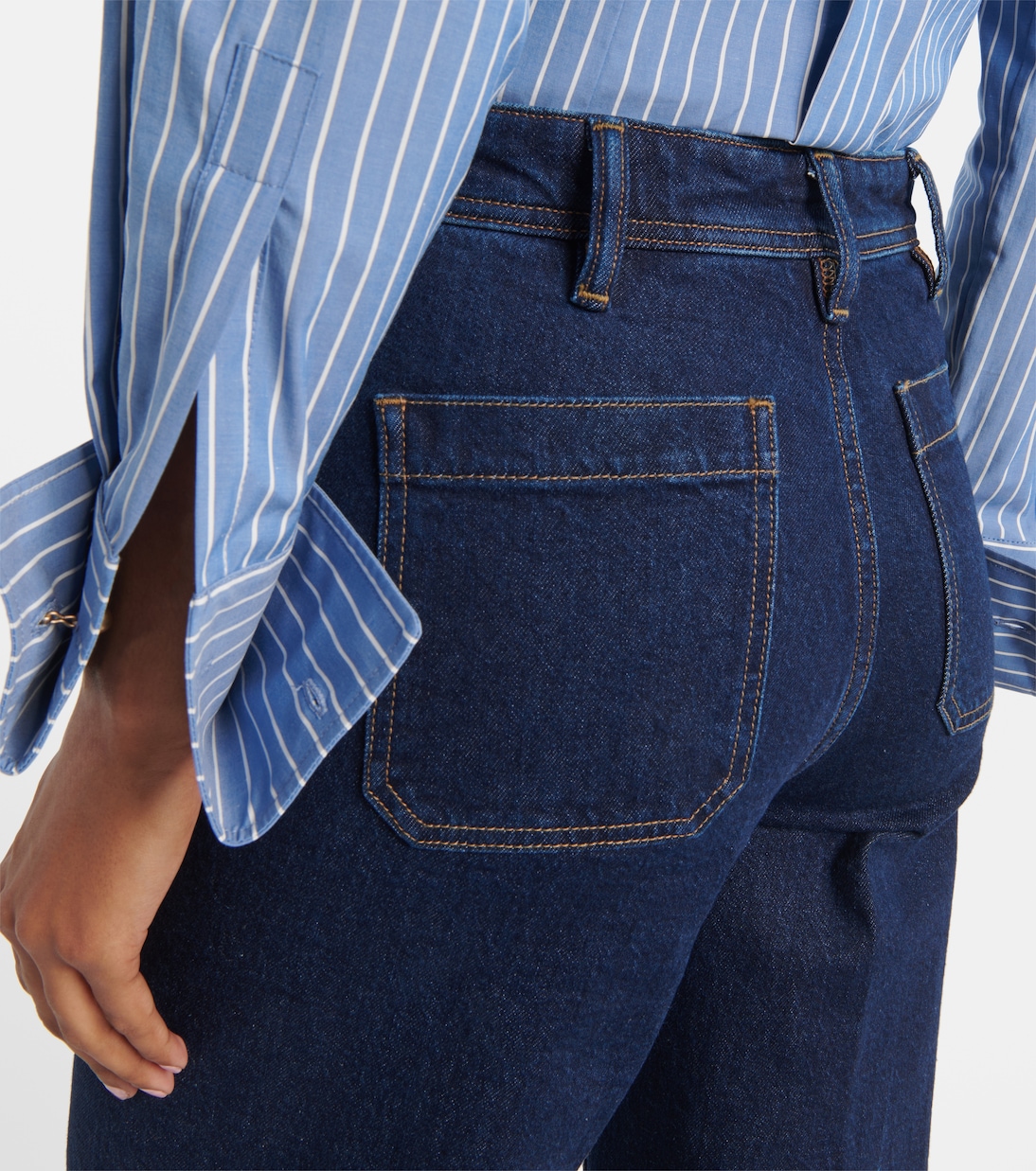 High-rise wide-leg jeans | Polo Ralph Lauren