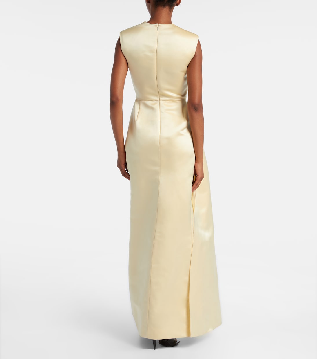 Draped silk satin gown | Givenchy