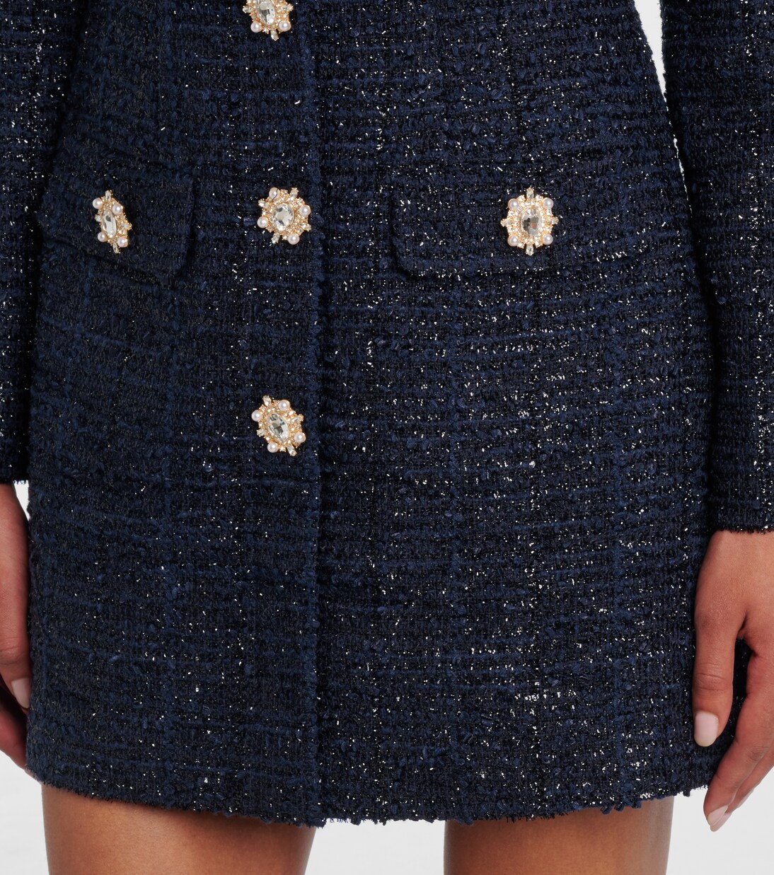 Bouclé minidress | Self-Portrait