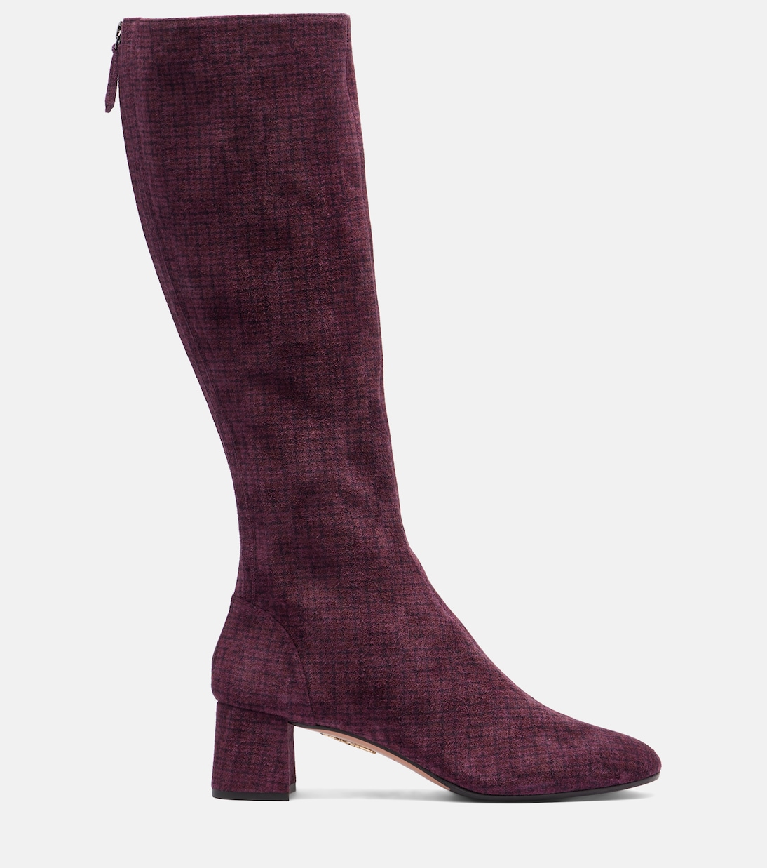Stiefel Saint Honoré 50 aus Veloursleder | Aquazzura