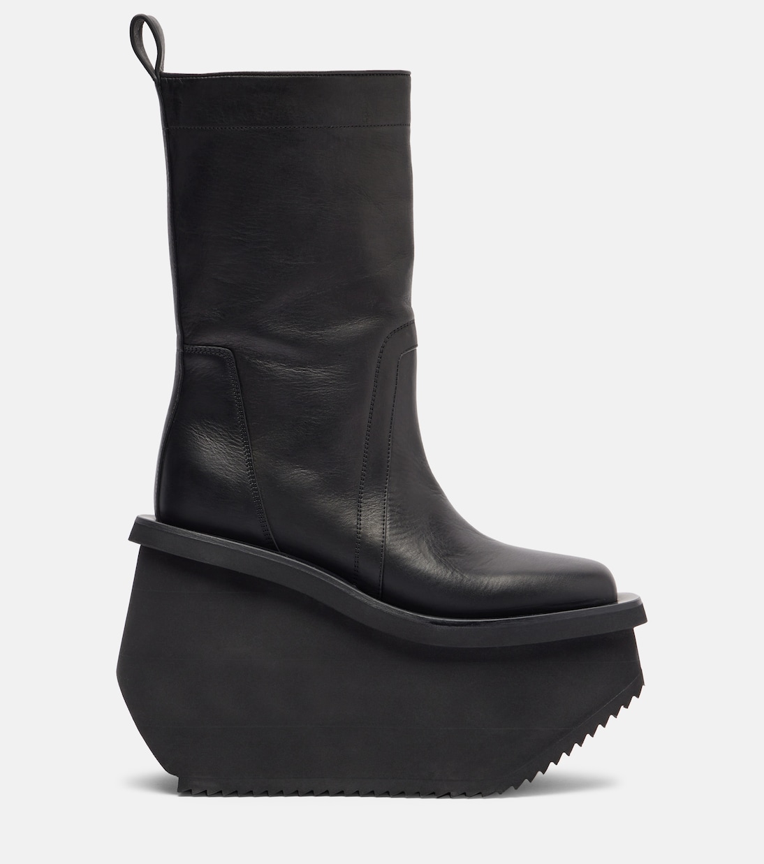 Factory leather platform ankle boots | Rick Owens