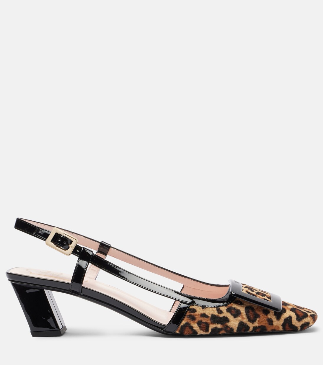 Escarpins Belle Vivier 45 en cuir façon poulain | Roger Vivier