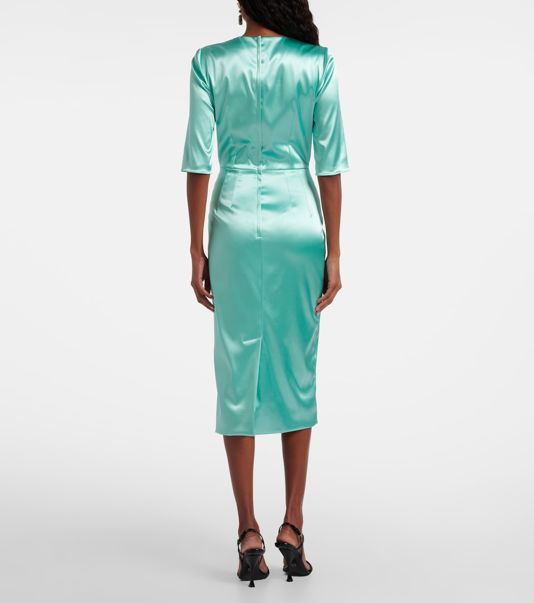 Satin midi dress | Dolce&Gabbana