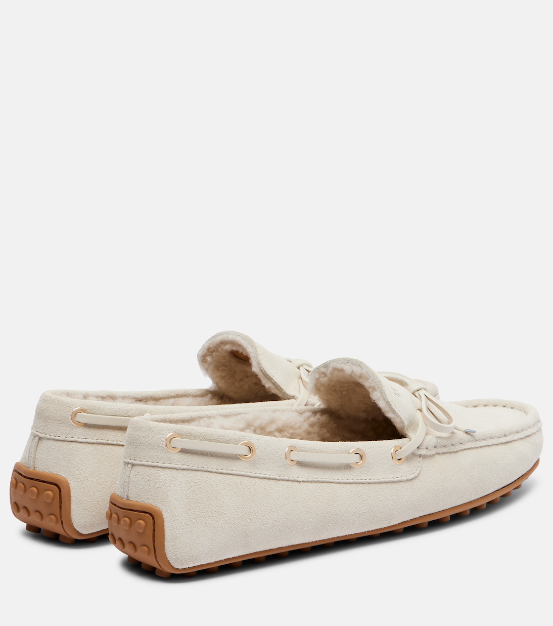 Mocassins Gommino en daim et shearling | Tod's