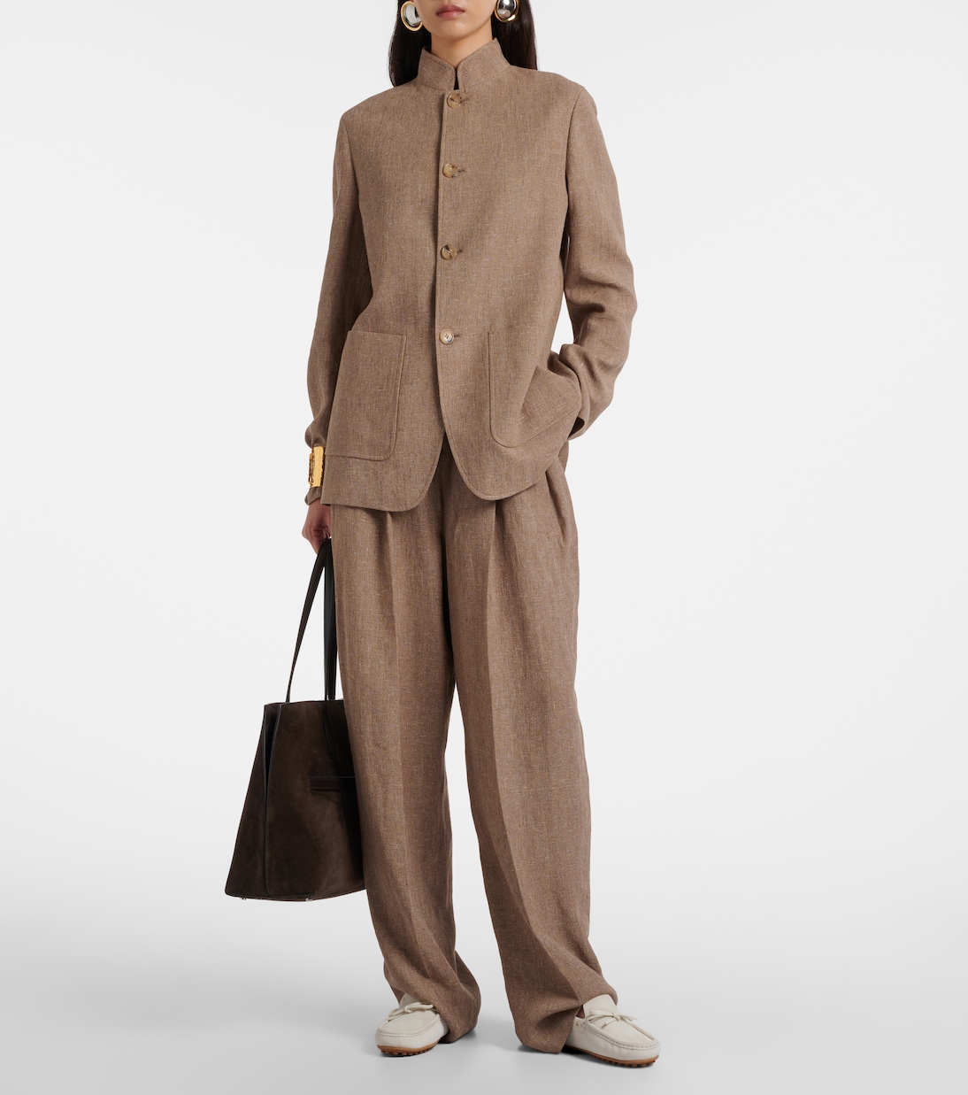Mocassins Gommino en daim et shearling | Tod's