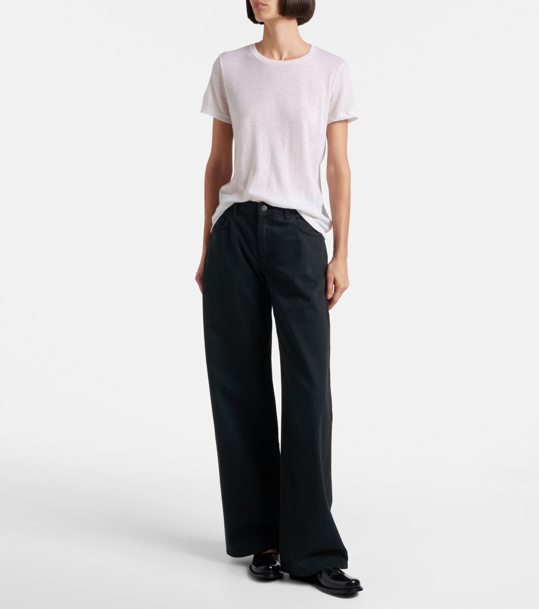 Eglitta low-rise wide-leg jeans | The Row