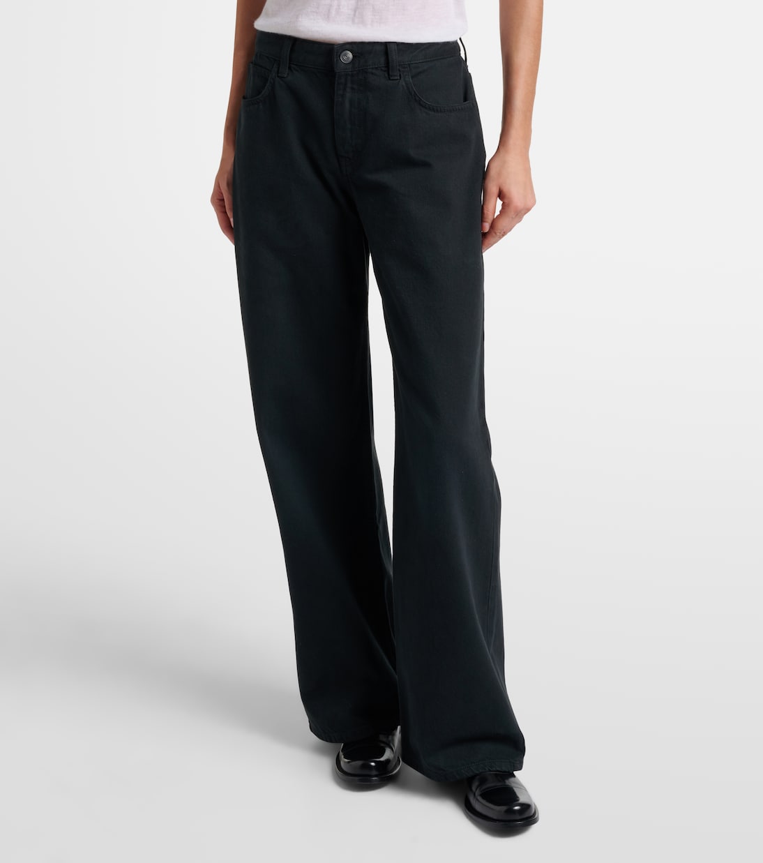 Eglitta low-rise wide-leg jeans | The Row