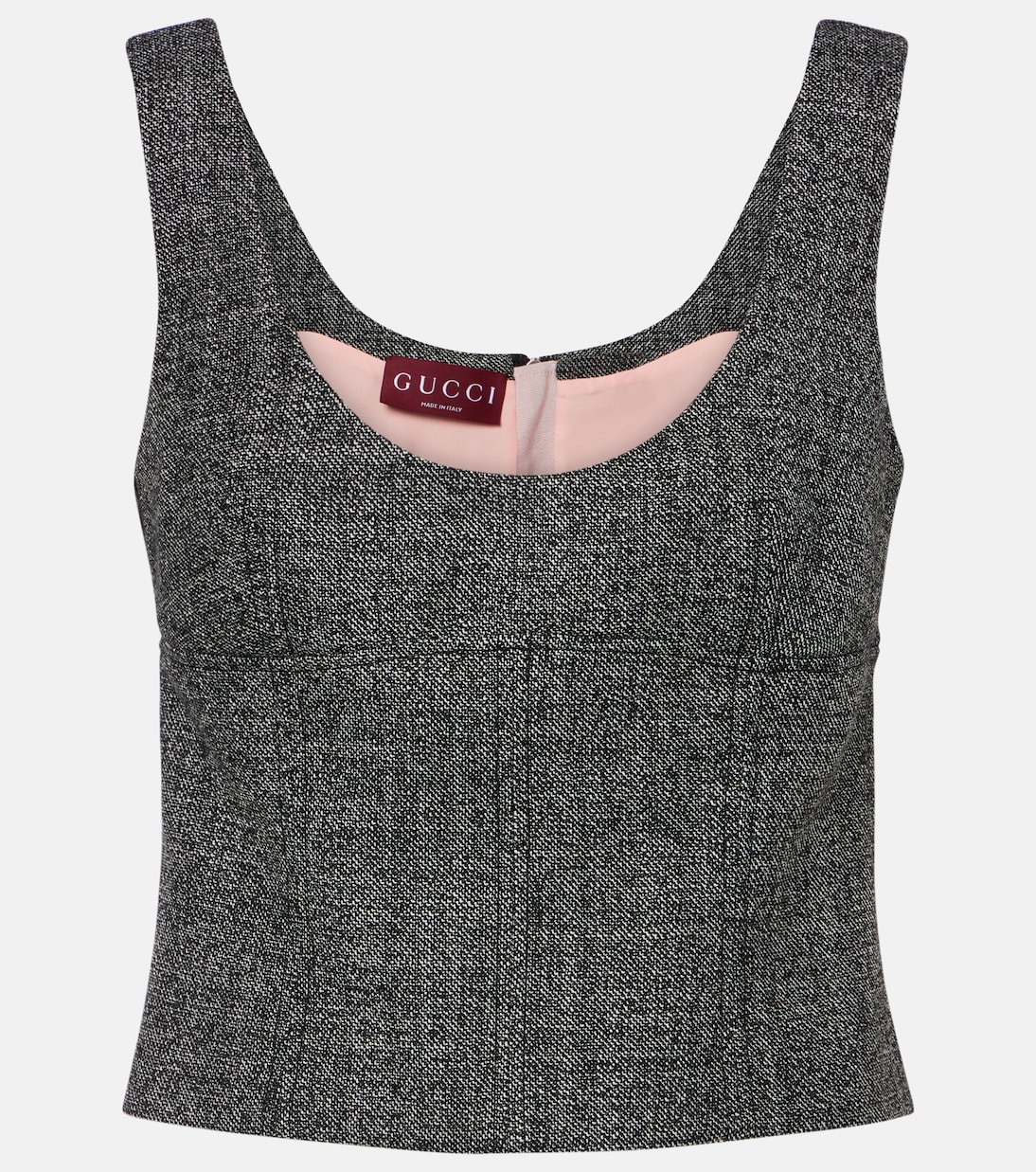 Cropped-Top aus Wolle | Gucci