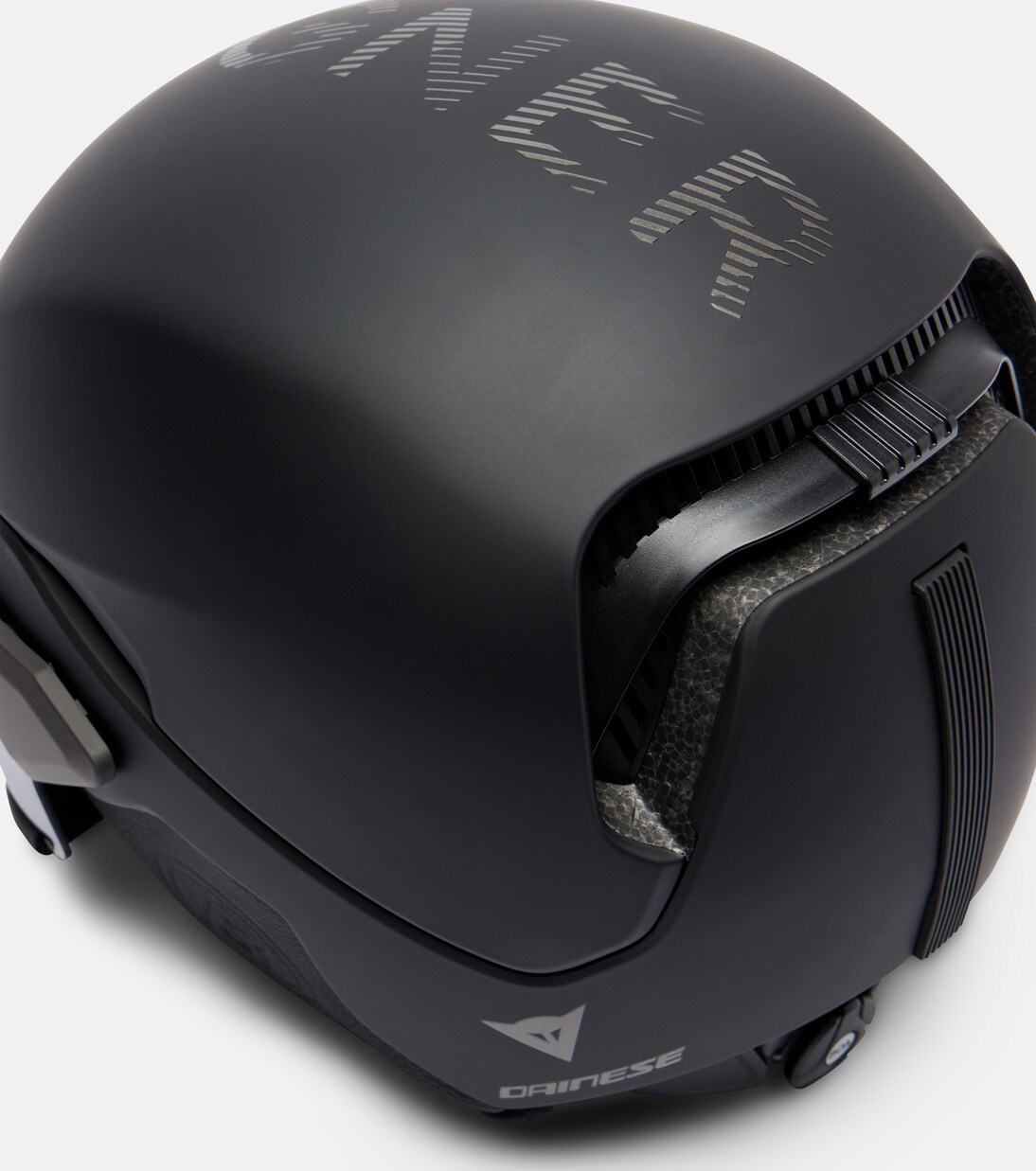 Logo leather-trimmed ski helmet | Bogner