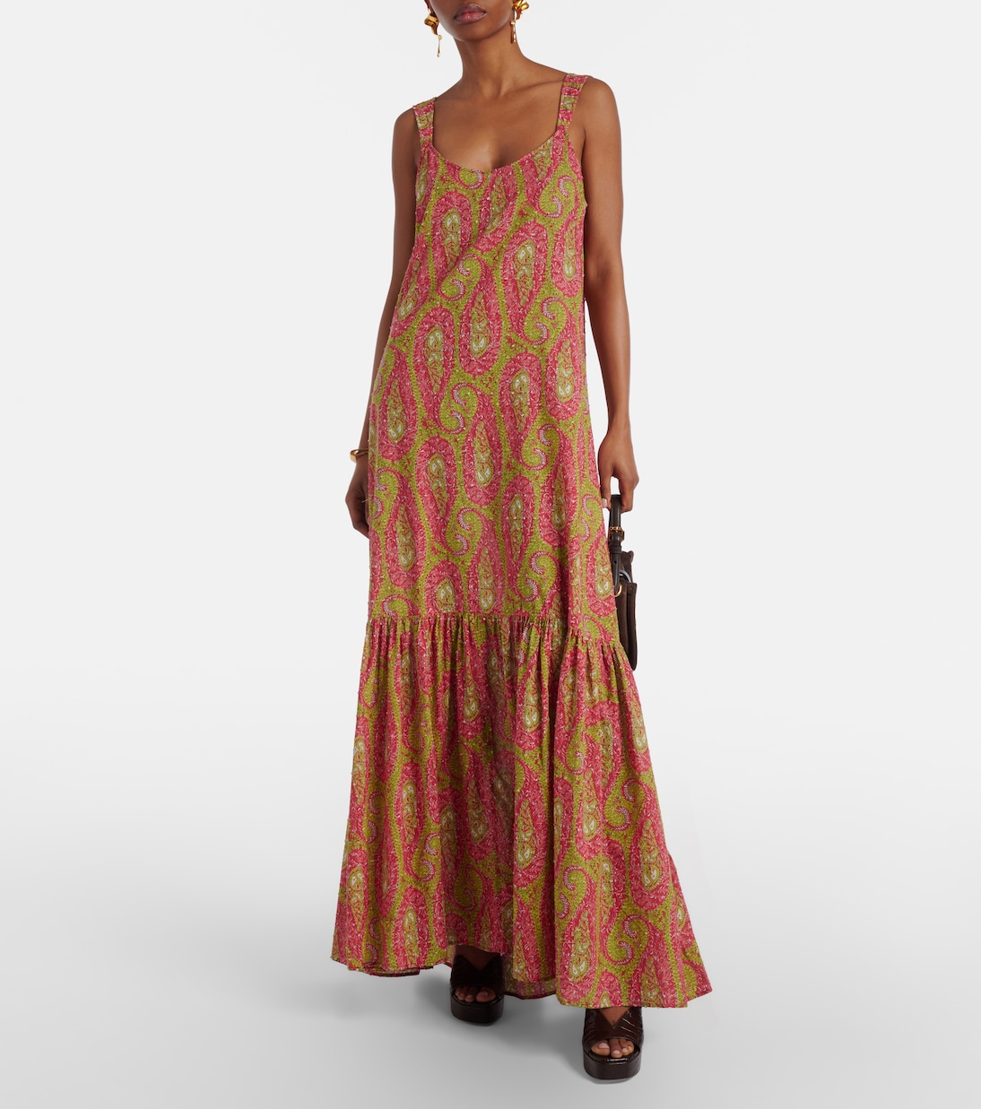 Printed cotton maxi dress | Etro