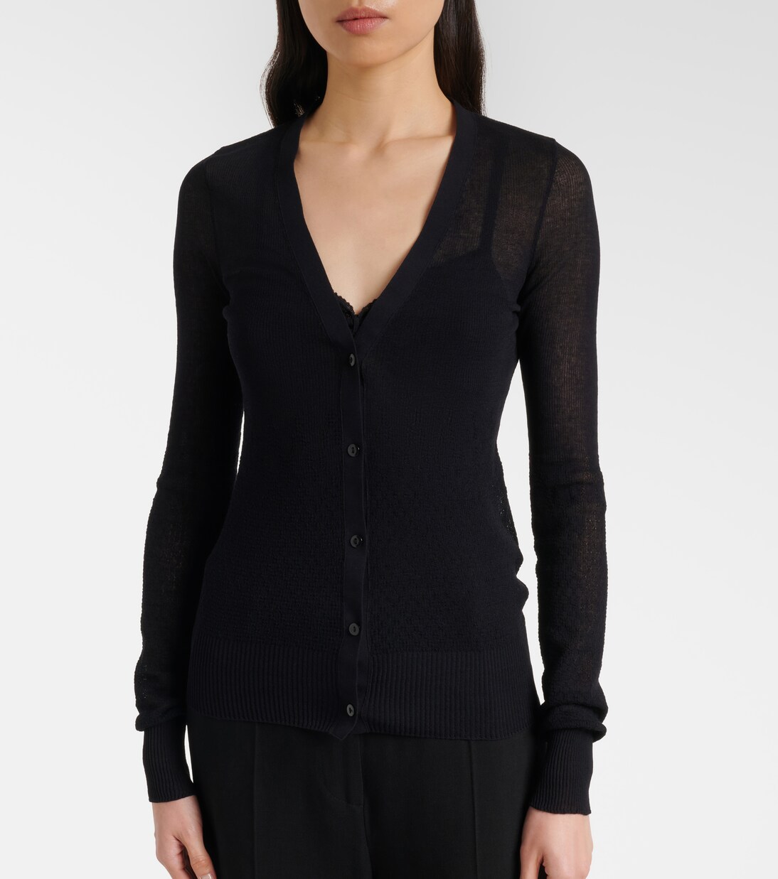 Cotton-blend cardigan | Victoria Beckham