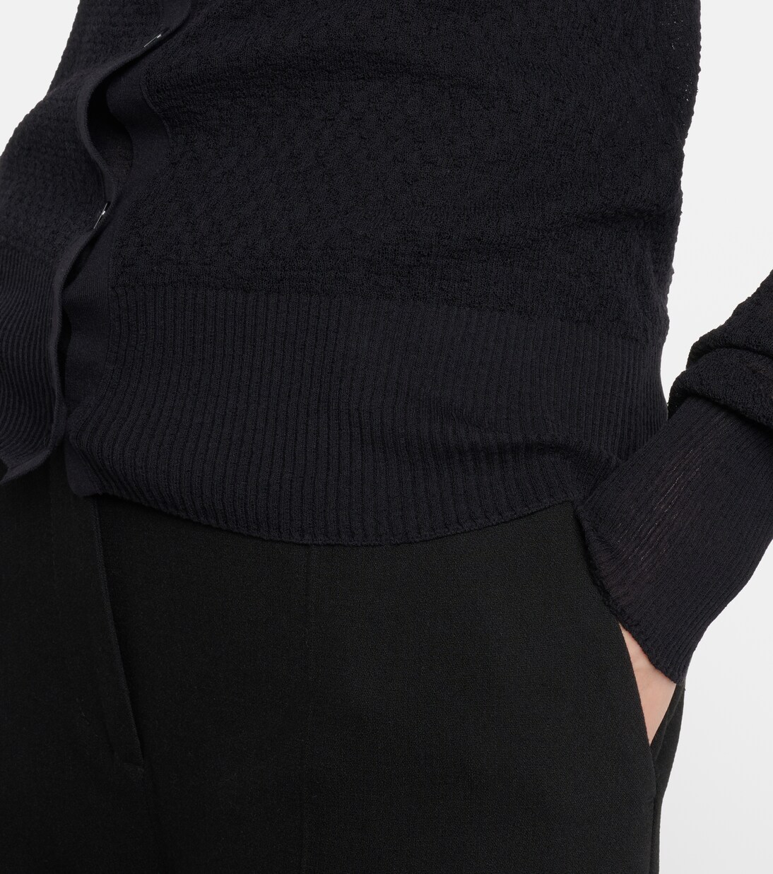 Cotton-blend cardigan | Victoria Beckham