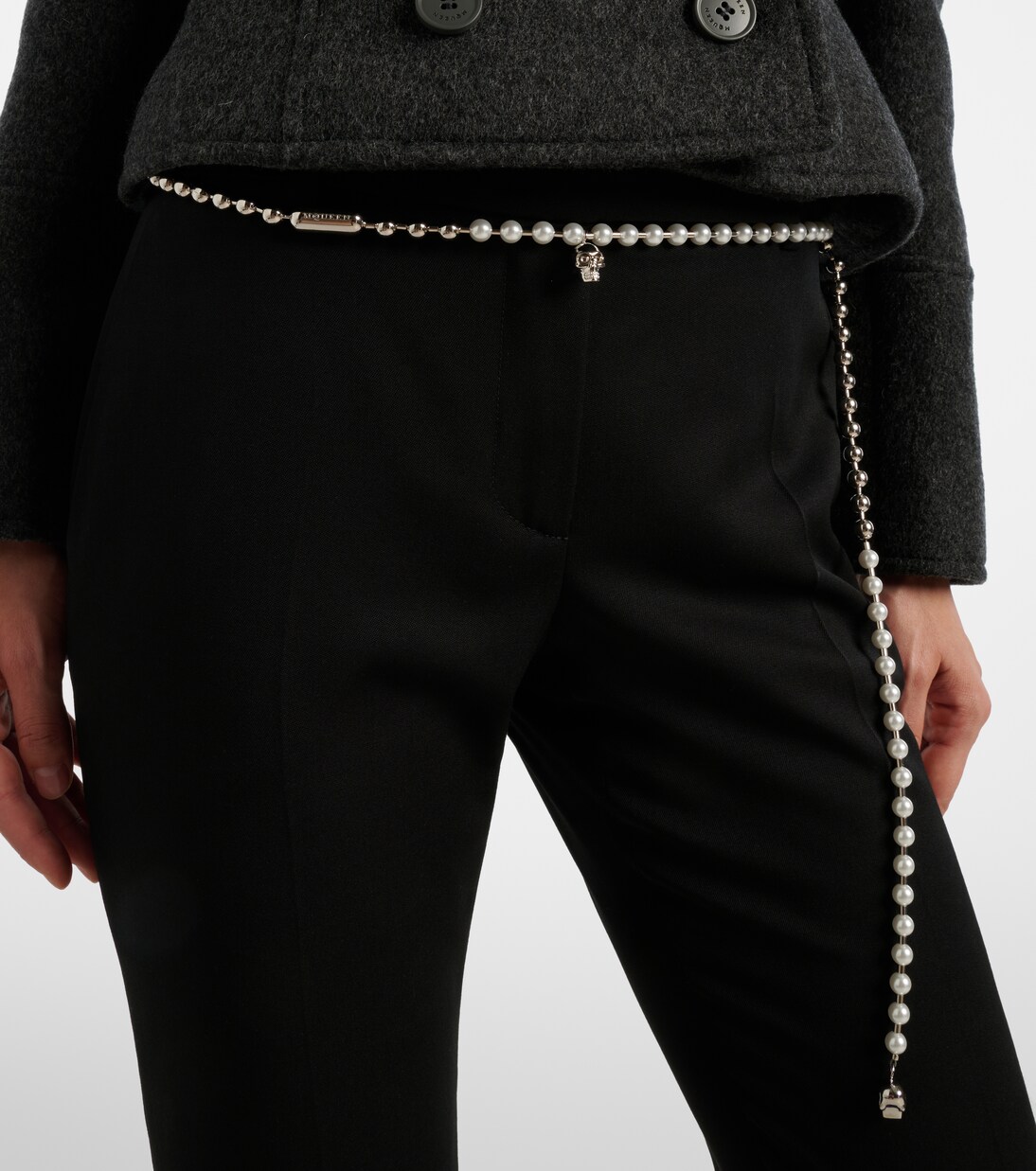 Kettengürtel mit Zierperlen | McQueen