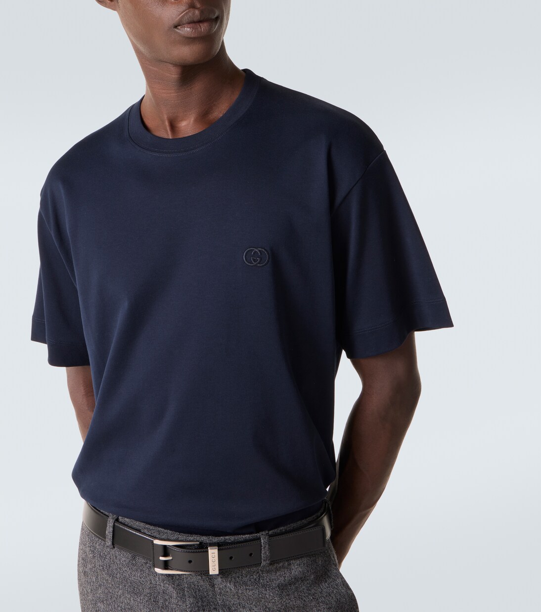 T-Shirt Interlocking G aus Baumwoll-Jersey | Gucci