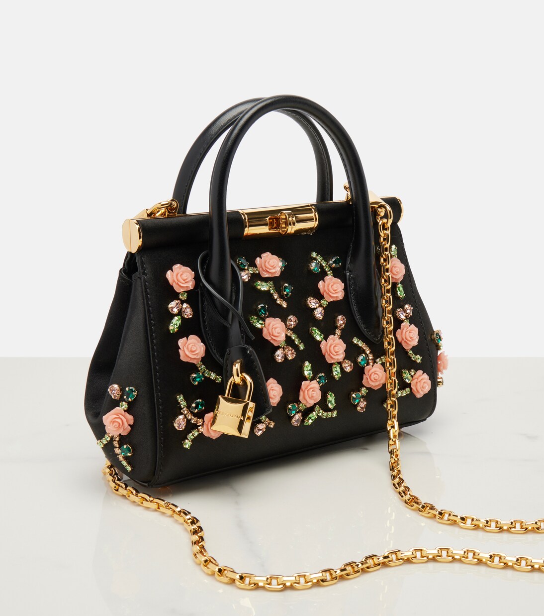 Verzierte Henkeltasche Marlene Small | Dolce&Gabbana