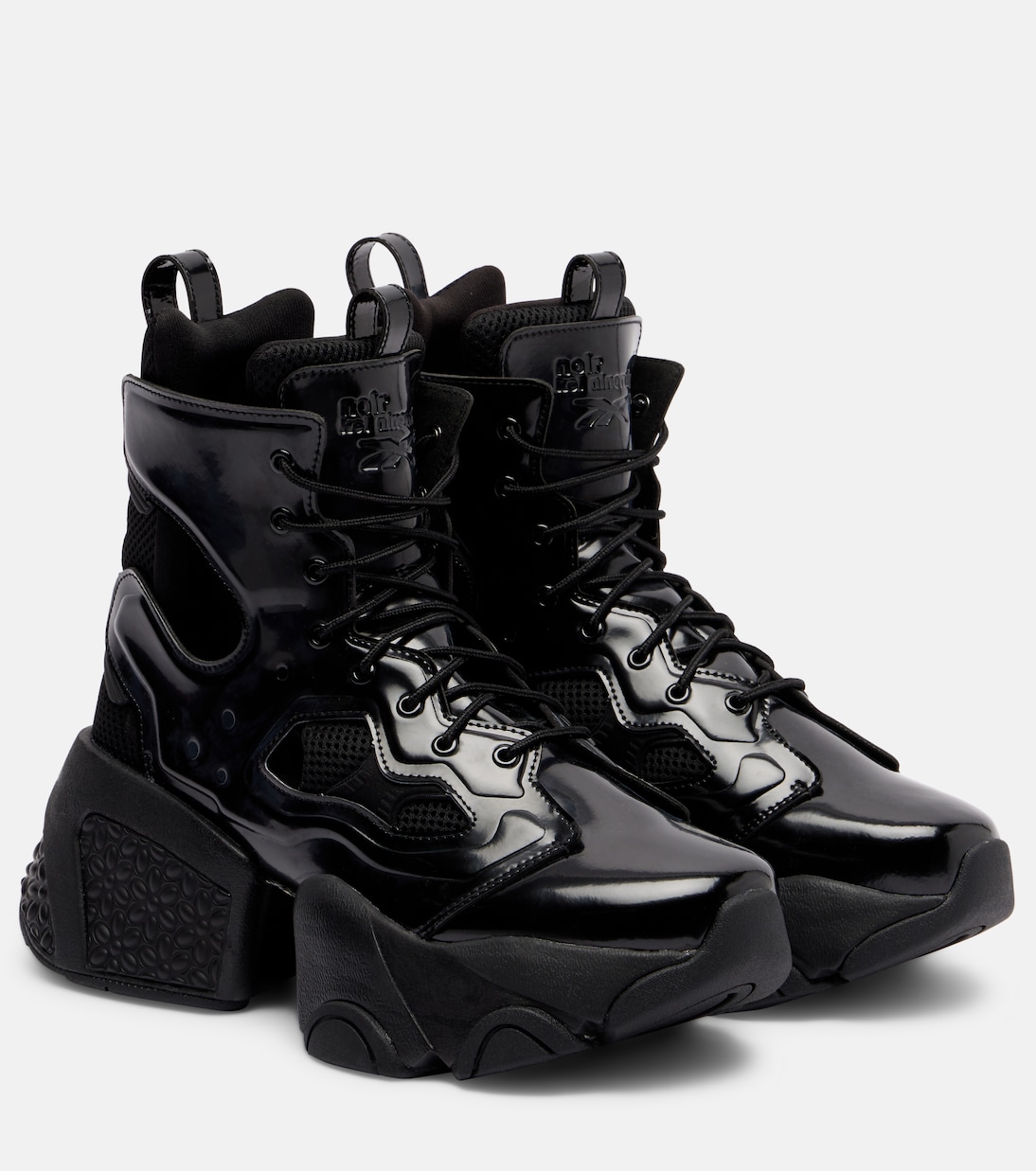 Schnürstiefel mit Cut-outs | Noir Kei Ninomiya