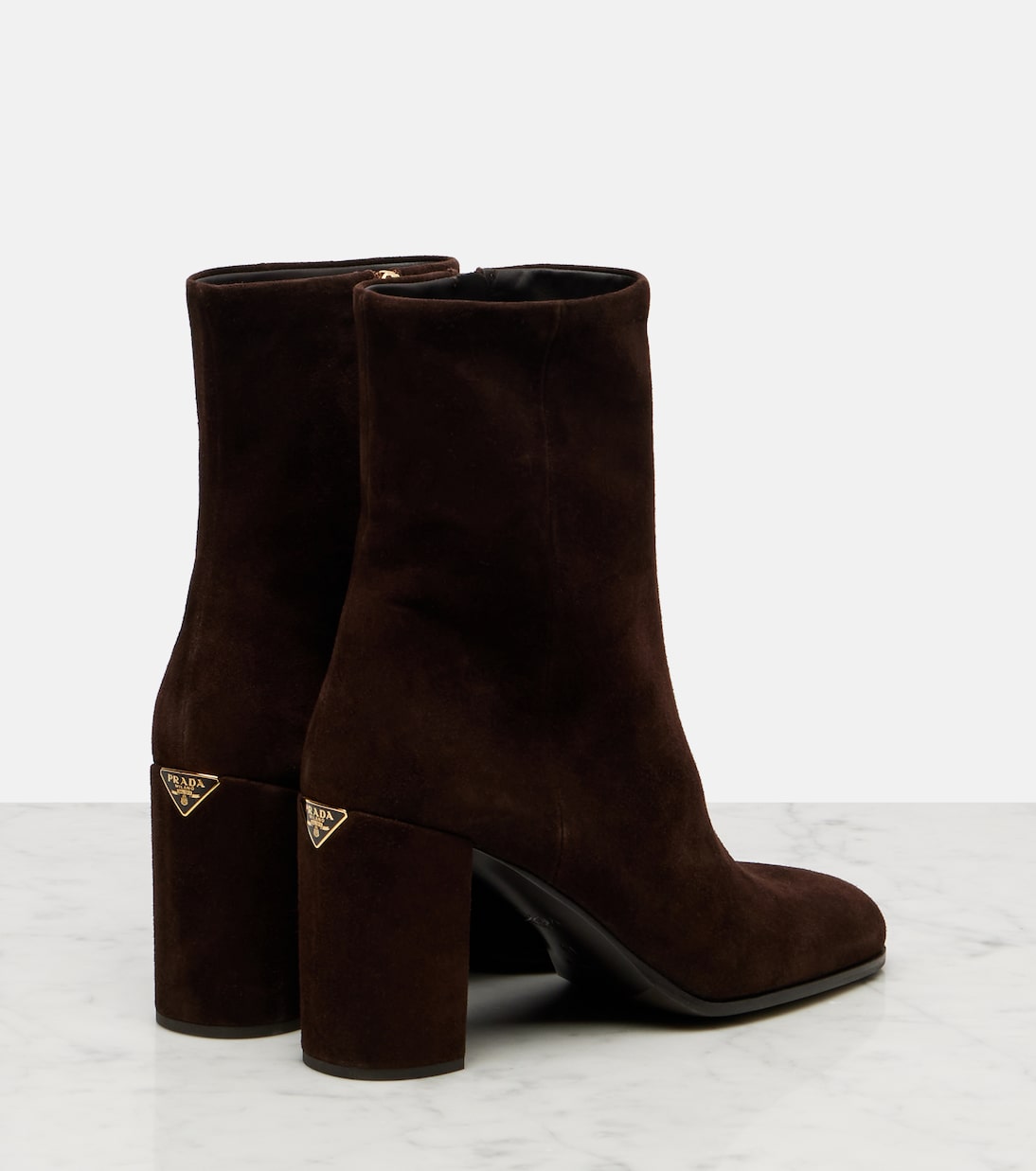 Suede ankle boots | Prada